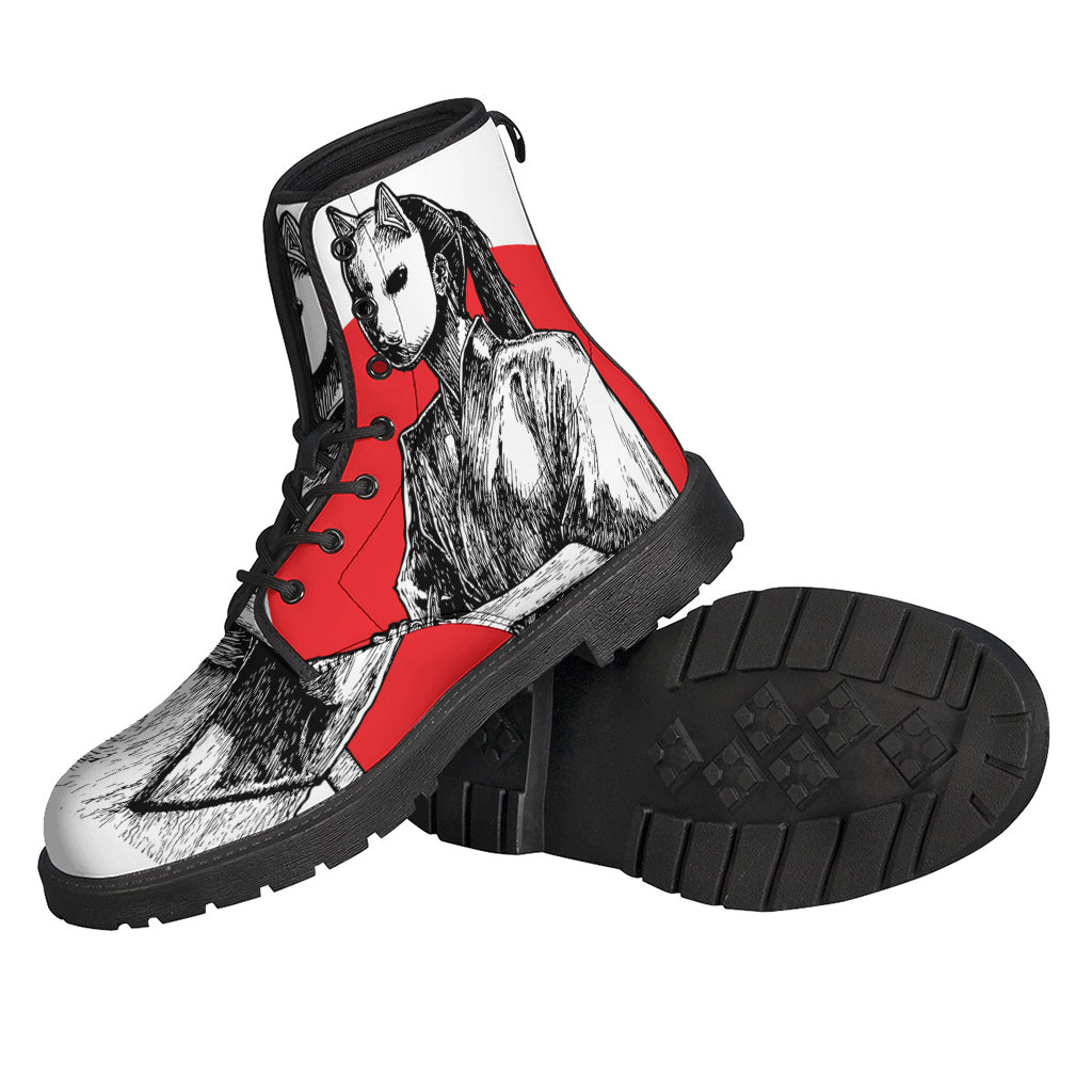 Zen Warrior Leather Boots: Embrace Your Inner Samurai Style - 2