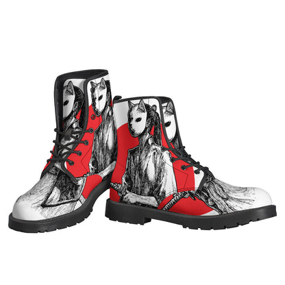 Zen Warrior Leather Boots: Embrace Your Inner Samurai Style - 3