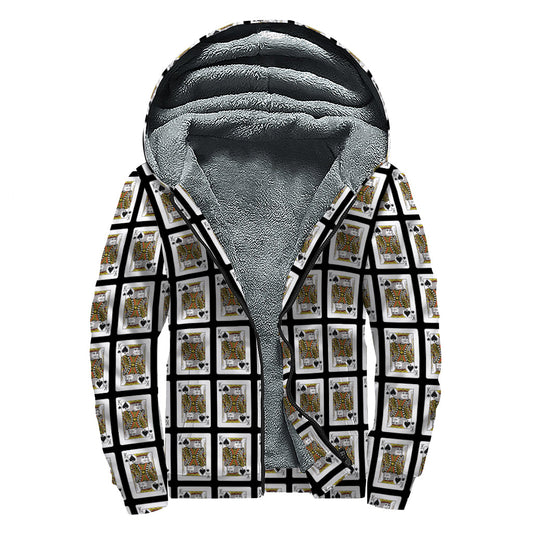 King of Spades Sherpa-Lined Zip Up Hoodie: A Hippie's Dream Come True - 1