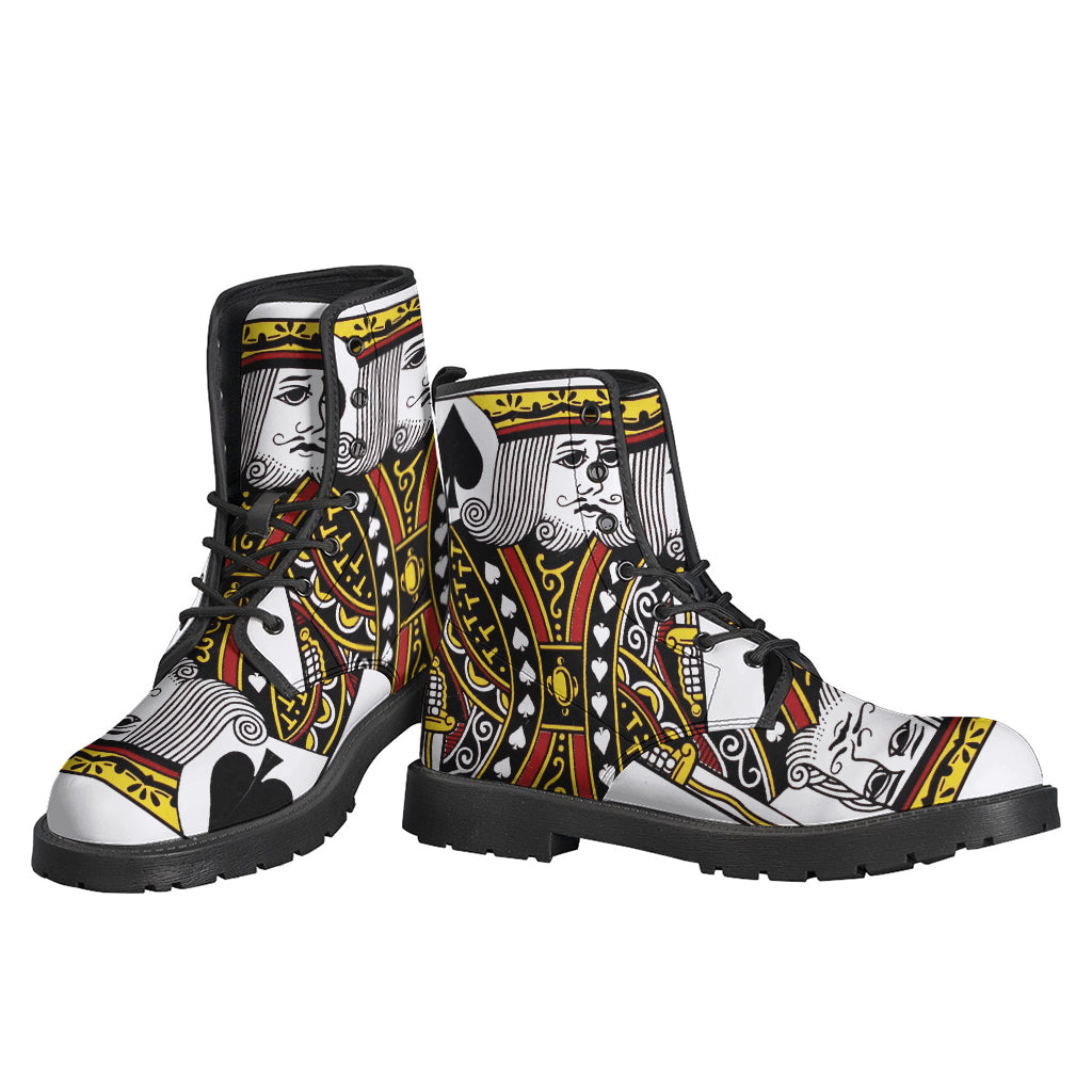 King of Spades: Groovy Leather Lightweight Boots for Hippies - 3