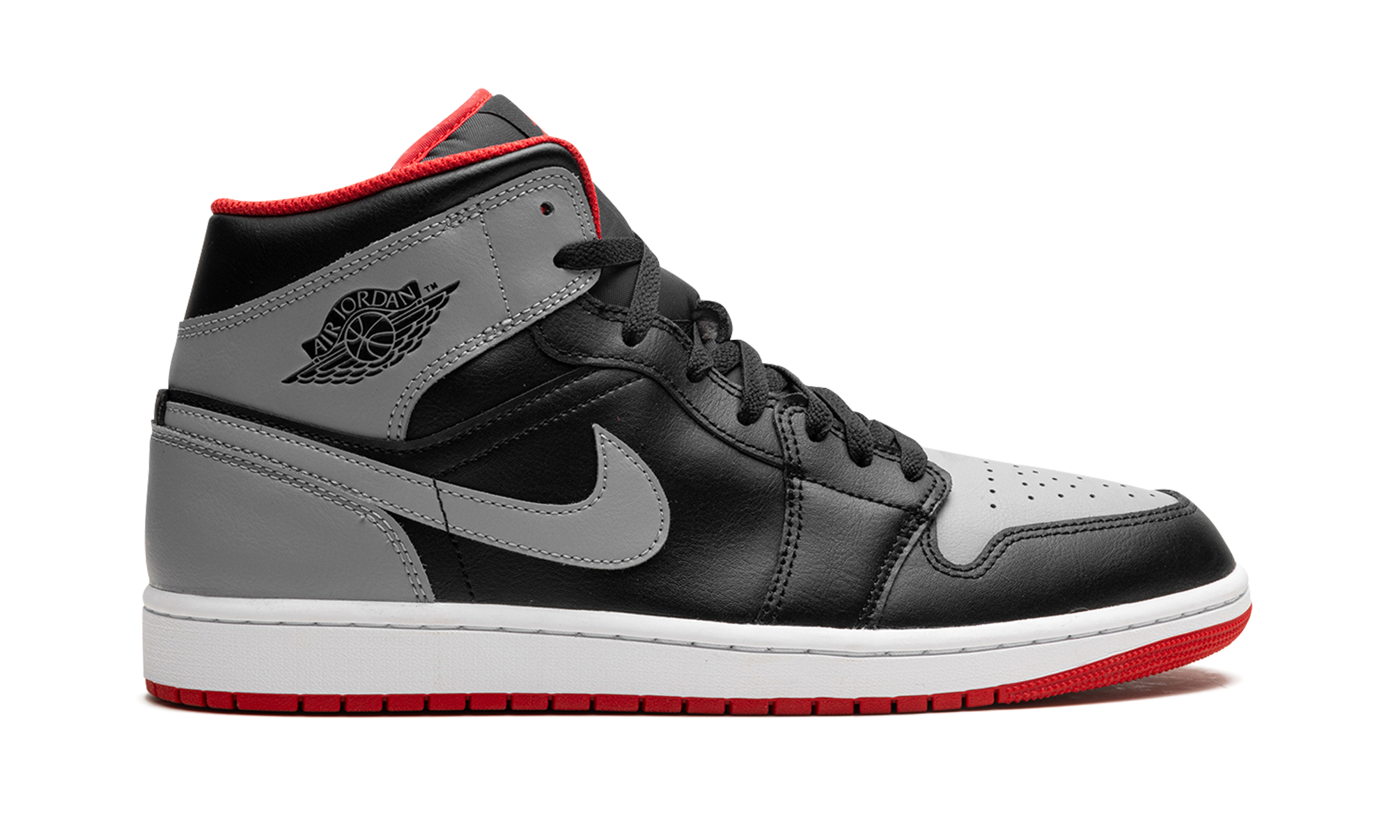 Jordan 1 Mid "Bred Shadow"