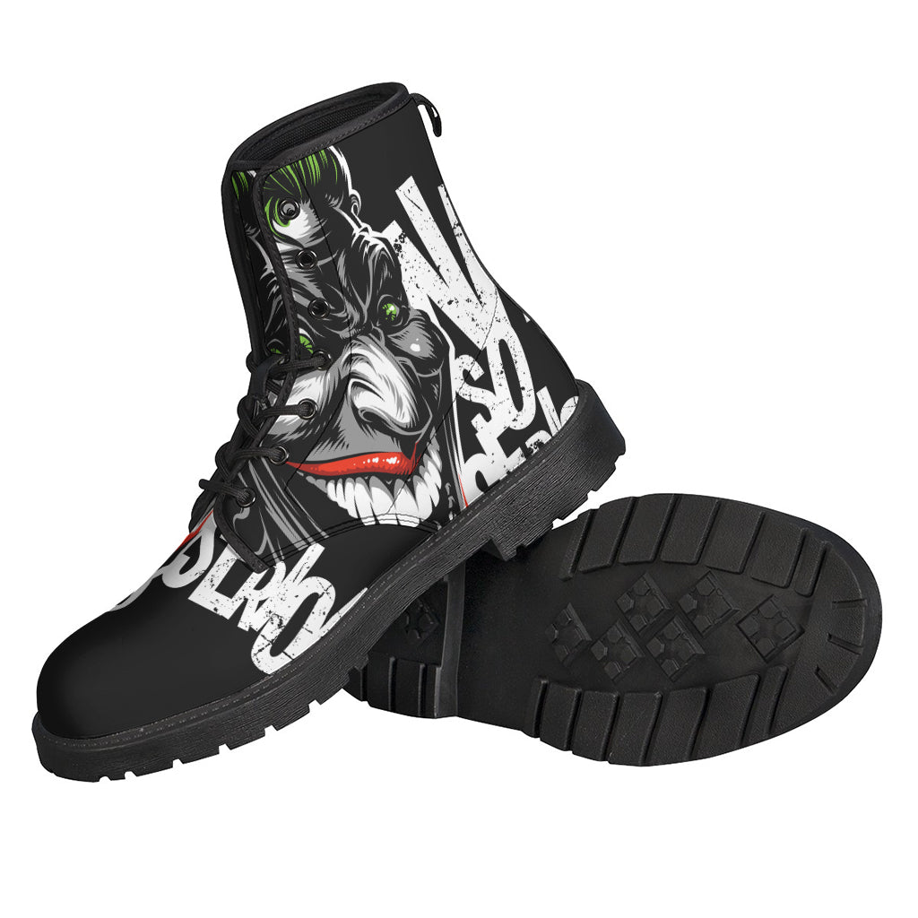 Laughing Joker Lightweight Leather Boots: For the Free-Spirited Hippie in You - 2