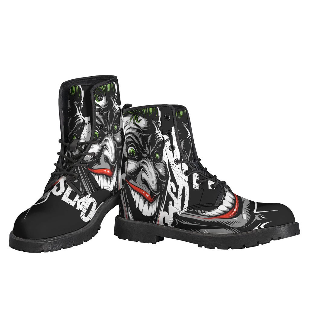 Laughing Joker Lightweight Leather Boots: For the Free-Spirited Hippie in You - 3