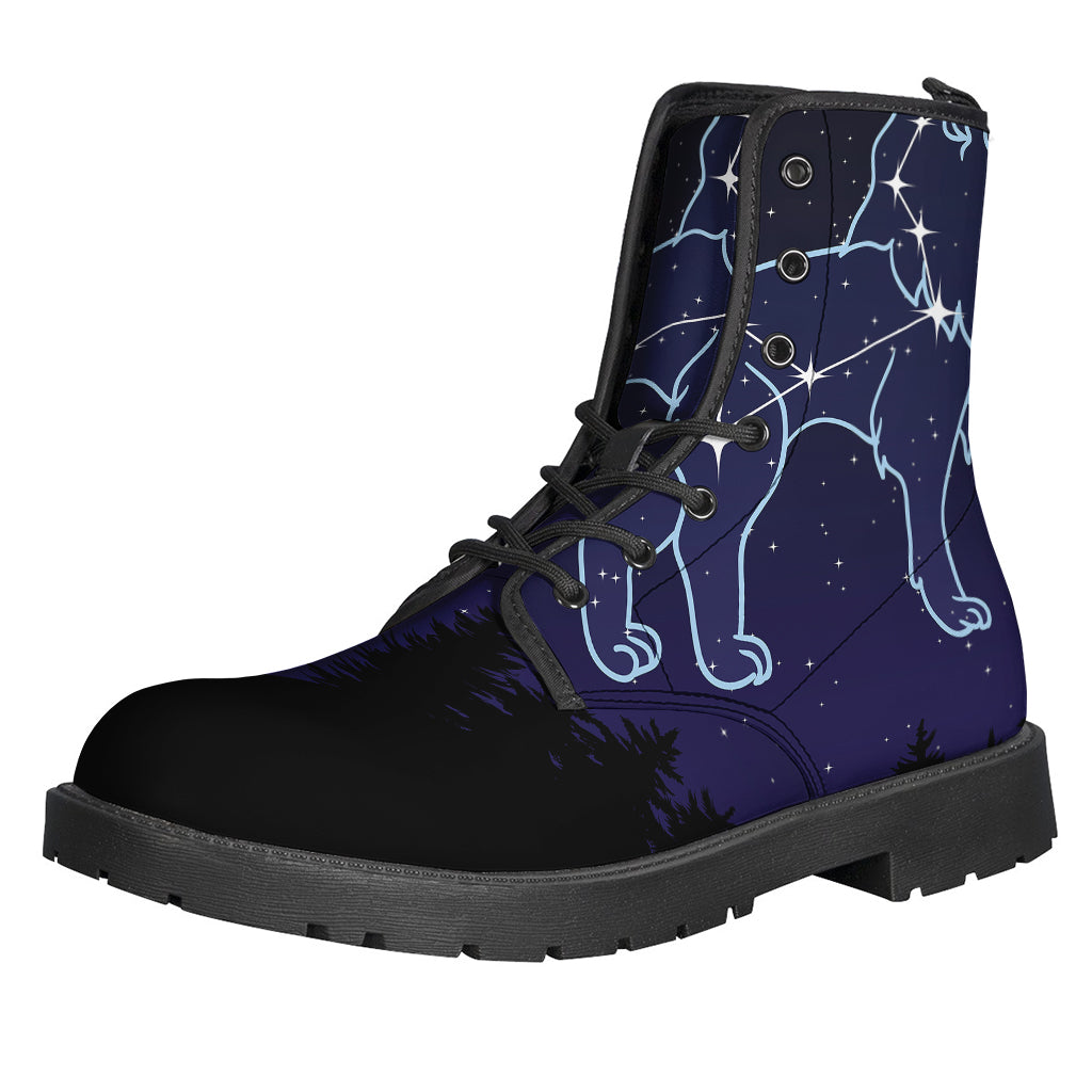 Leo Constellation Leather Boots: Walk Like a Hippie in Style - 1