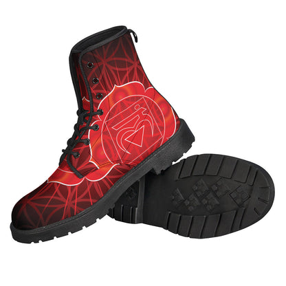 Muladhara Chakra: Stylish Leather Boots for the Free-Spirited Hippie - 2