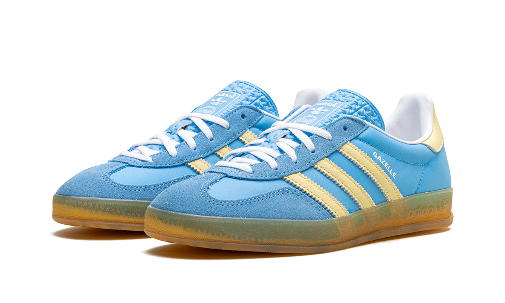 Gazelle Indoor WMNS "Semi Blue Burst Almost Yellow"