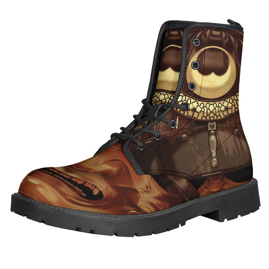 Groovy Samurai Style: Leather Lightweight Boots for Modern Hippies - 1