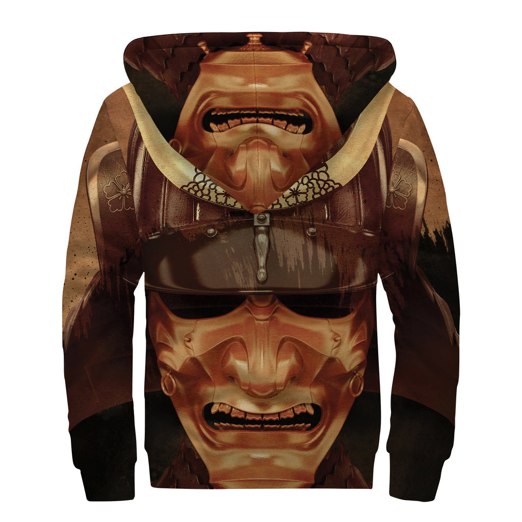 Zen Samurai Hoodie: Sherpa-Lined Style for Modern Hippies - 2