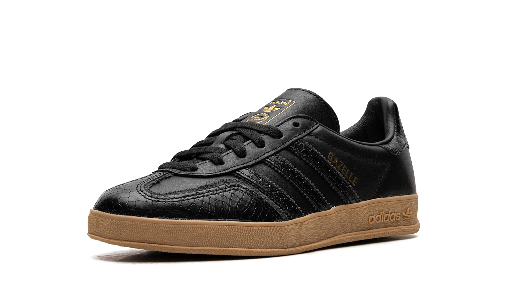 Gazelle Indoor "Core Black Snakeskin"