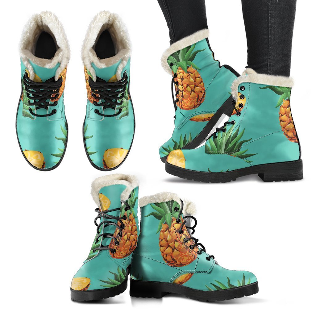 Turquoise Pineapple Hippie Boots: Embrace Your Inner Flower Child - 2