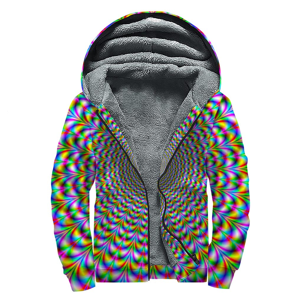 Psychedelic Sherpa: Embrace the Free Spirited Style with this Hippie Zip Up Hoodie - 1