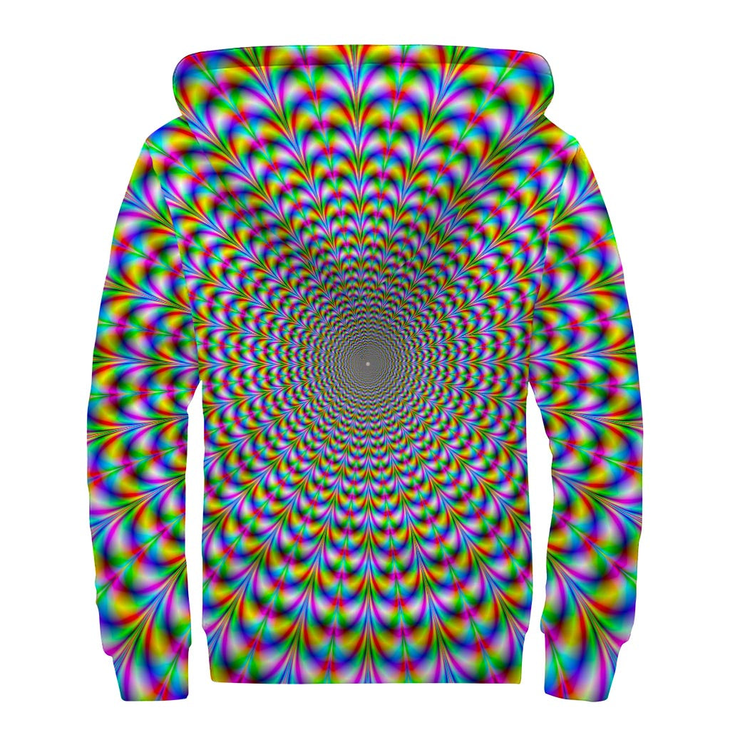 Psychedelic Sherpa: Embrace the Free Spirited Style with this Hippie Zip Up Hoodie - 2