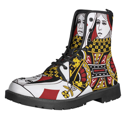 Queen of Diamonds: Groovy Leather Lightweight Boots for the Modern Hippie - 1