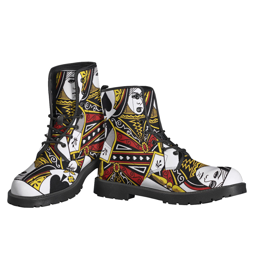 Queen of Spades: Hippie Leather Lightweight Boots - 3