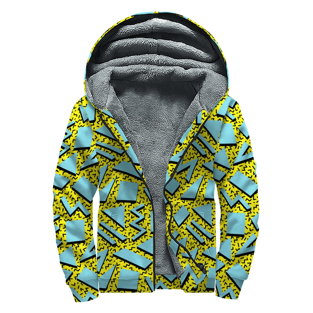 Funky Vibes: Sherpa Lined Zip Up Hoodie for Hippie Souls - 1