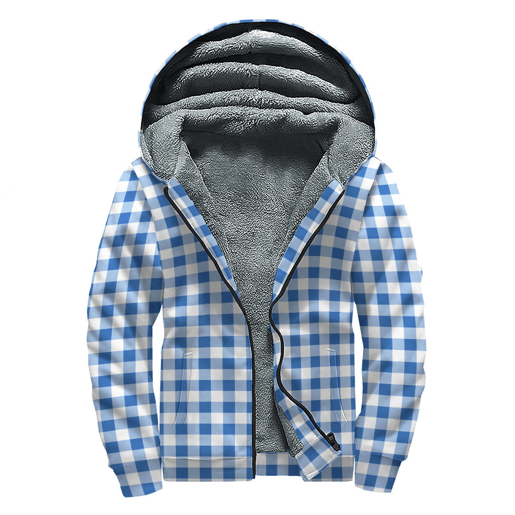 Sapphire Dreams: Sherpa Lined Zip Up Hoodie for Hippies - 1