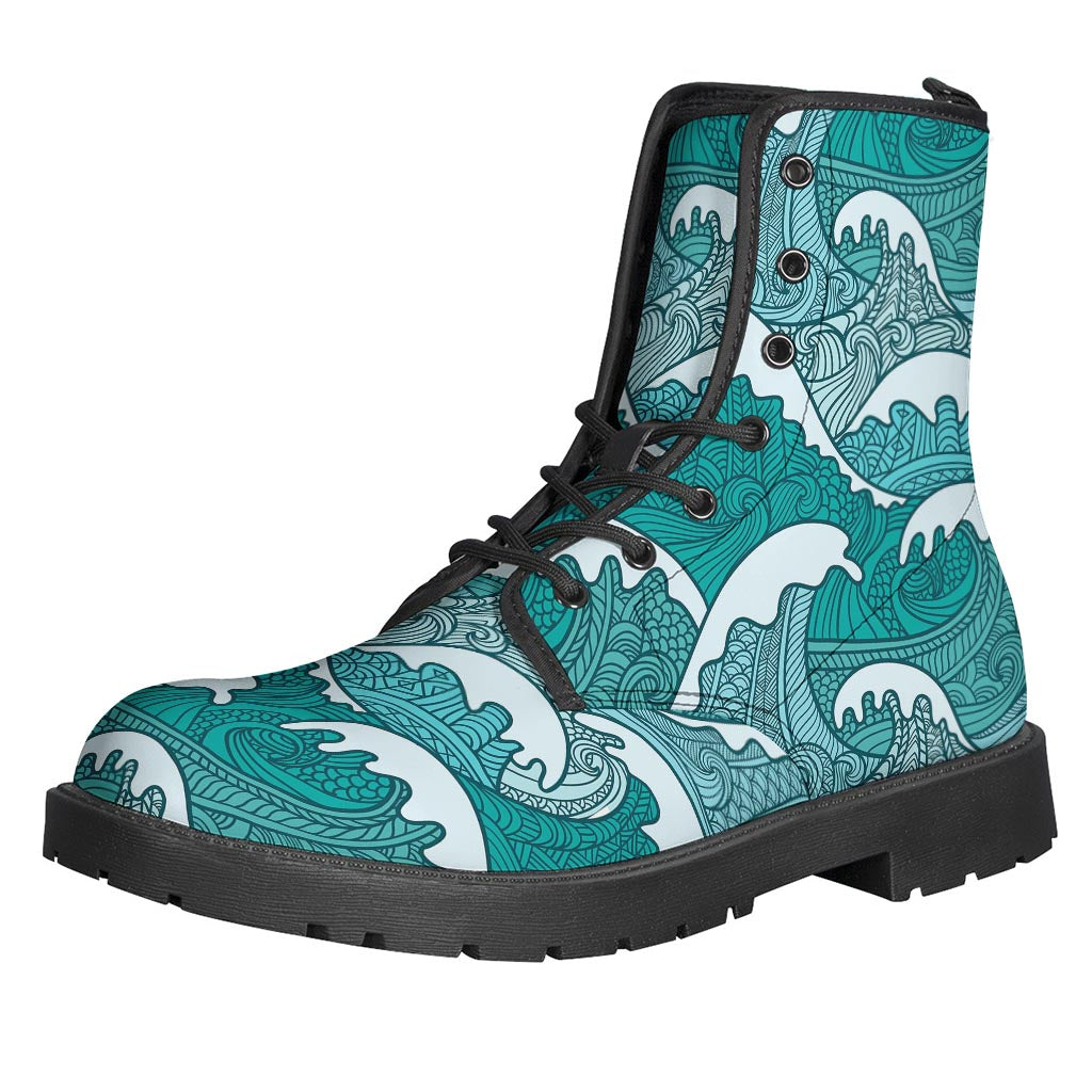 Ride the Wave in Style with Lightweight Leather Hippie Boots - 1