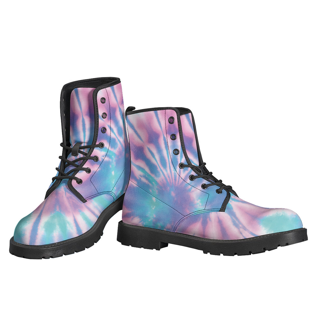 Peace, Love, and Tie Dye: Stylish Leather Lightweight Boots for the Modern Hippie - 3