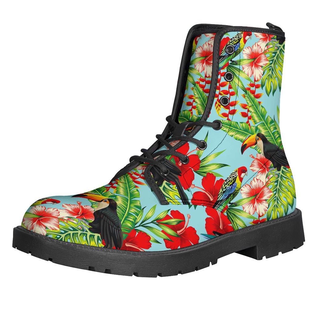 Tropical Vibes: Lightweight Leather Boots for Hippies - 1