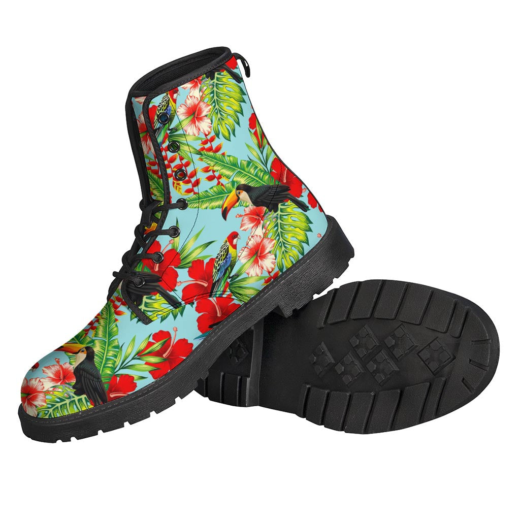 Tropical Vibes: Lightweight Leather Boots for Hippies - 2