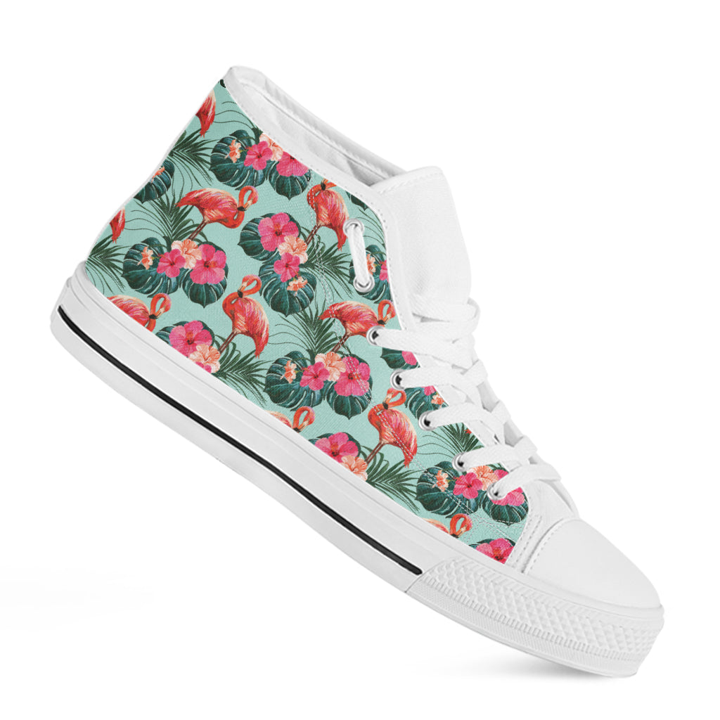 Tropical Flamingo High Tops for the Free-Spirited Hippie - 2