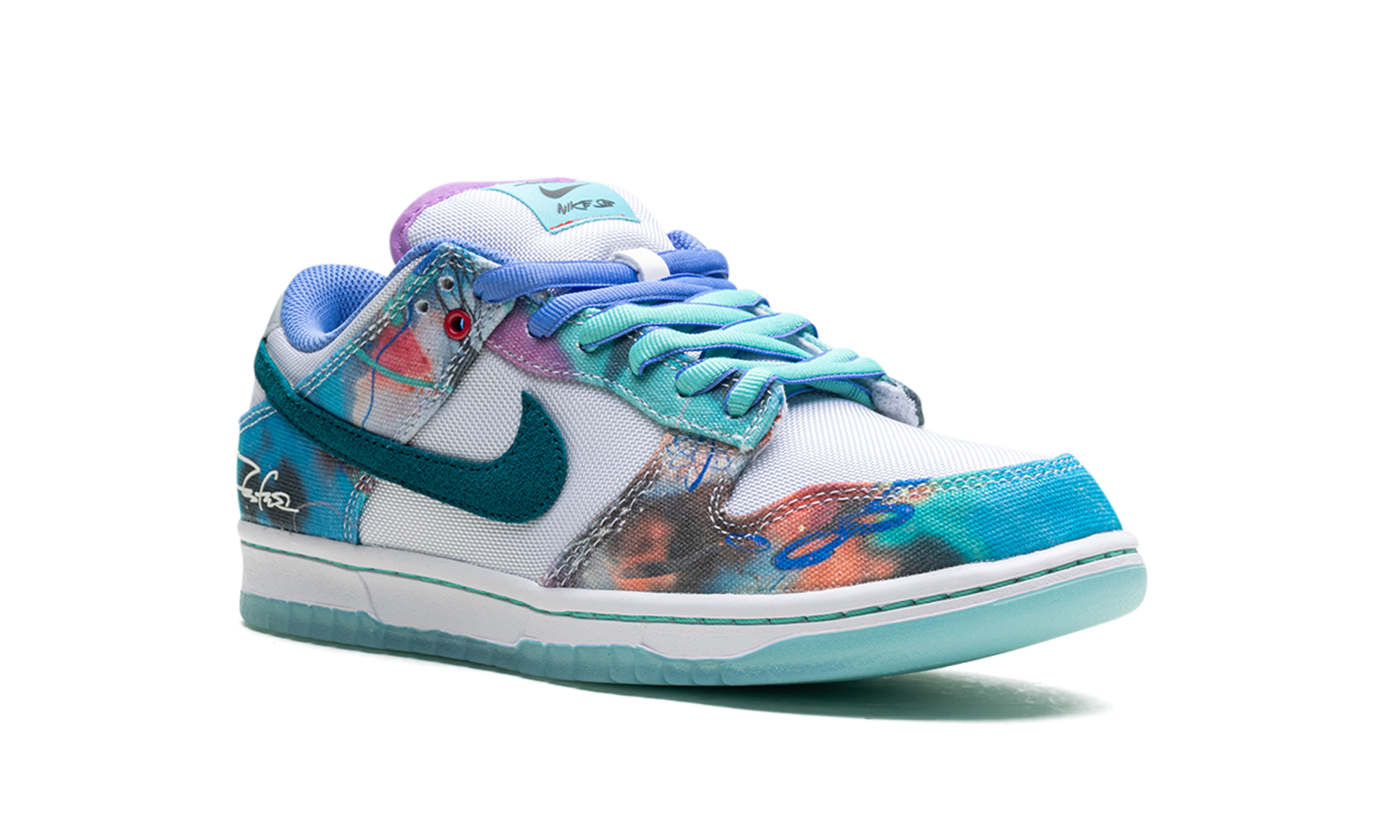 Dunk Low SB "Futura Laboratories - Bleached Aqua"