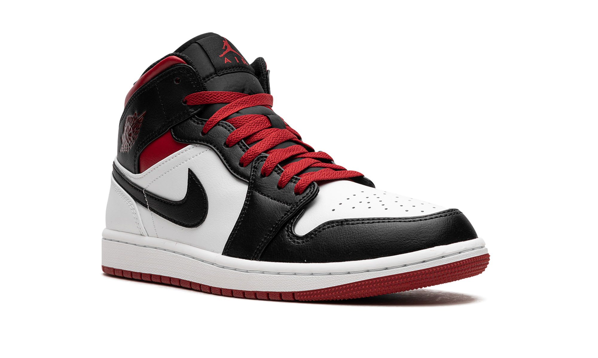 Air Jordan 1 Mid "Gym Red Black Toe"