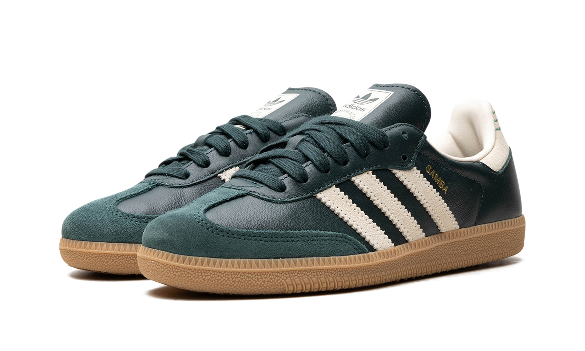 Samba OG "Shadow Green Cream White Gold Metallic"