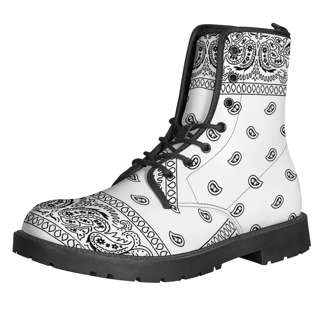 Groovy Paisley Leather Boots for the Modern Hippie - 1