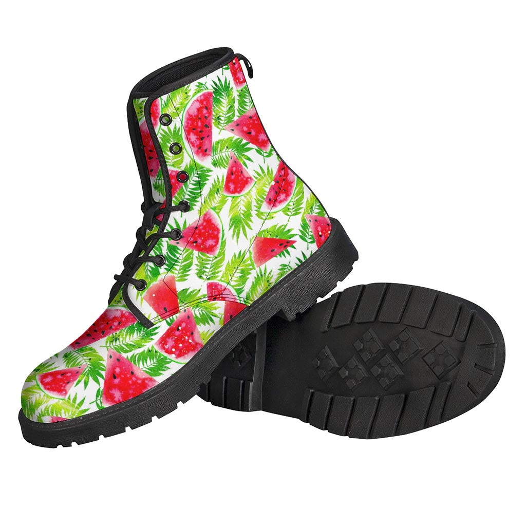 Watermelon Dream: Stylish Leather Lightweight Boots for Hippies - 2