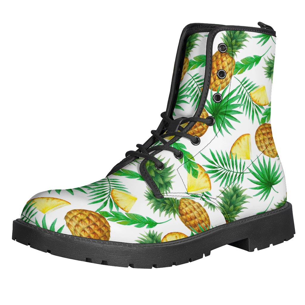 Groovy Pineapple Leather Boots for Hippie Souls - 1