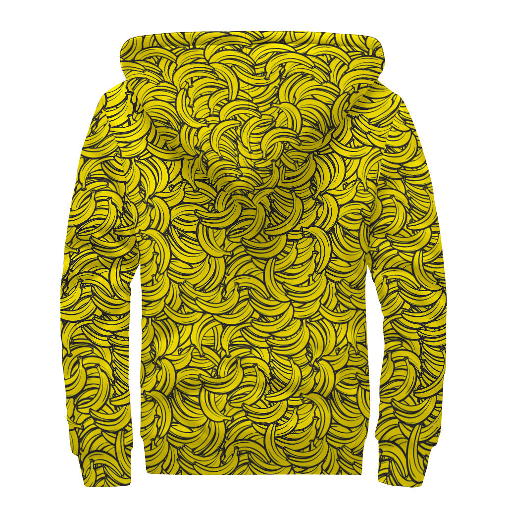 Yellow Banana Bliss: The Ultimate Hippie Sherpa Hoodie - 2