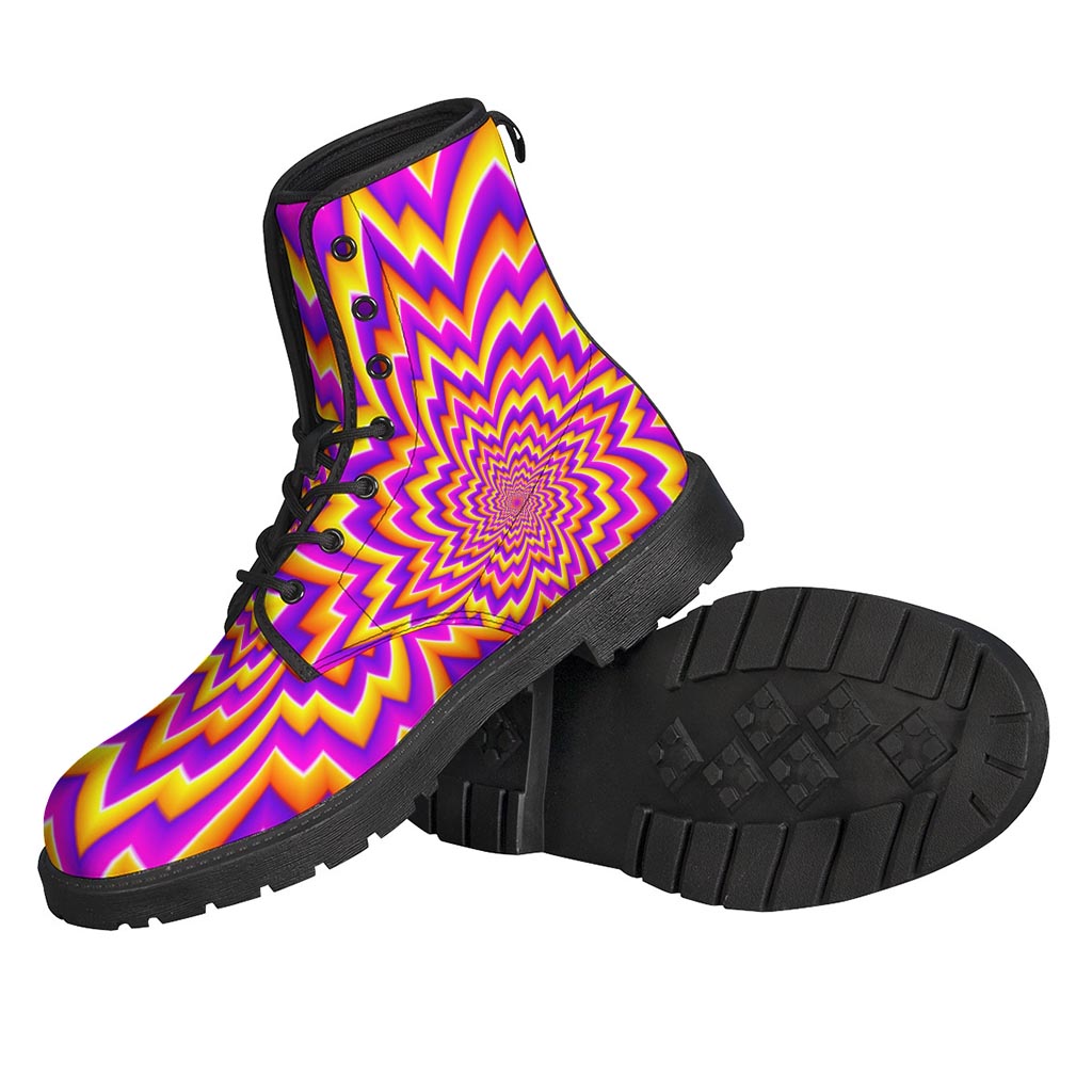 Psychedelic Vibe Leather Boots for Modern Hippies - 2