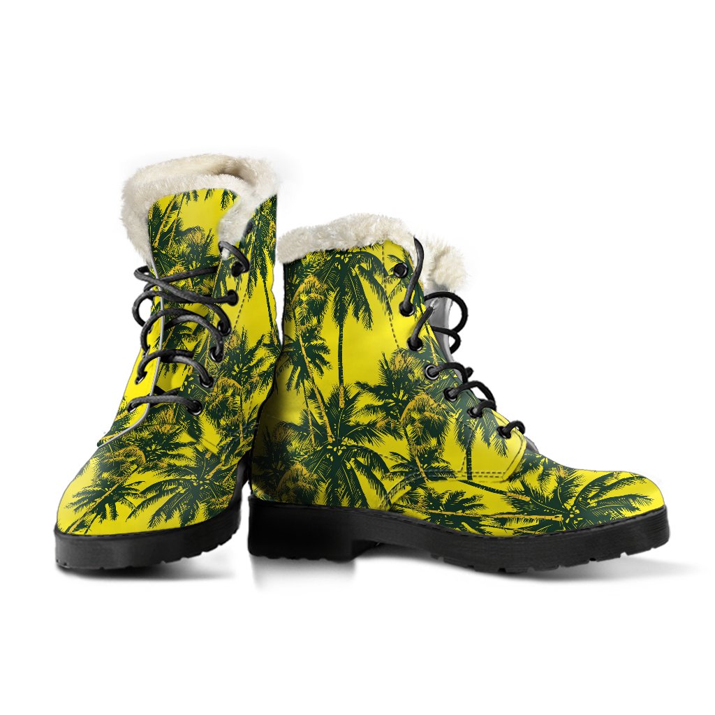 Groovy Faux Fur Leather Boots for the Free-Spirited Hippie - 3