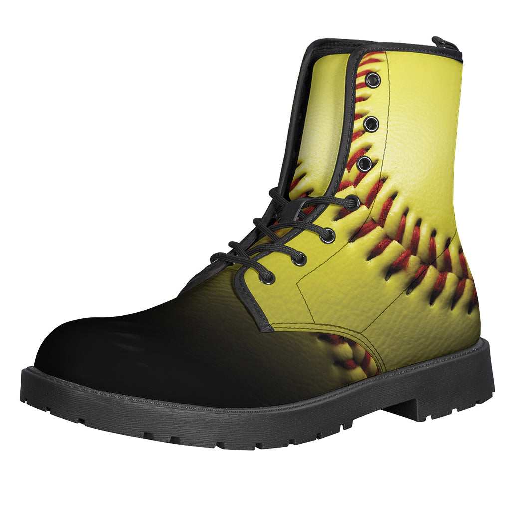 Groovy Softball Leather Boots for Hippie Souls - 1