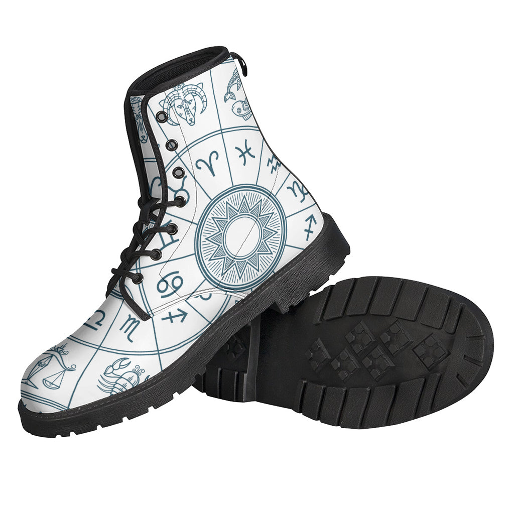 Zodiac Inspired Leather Lightweight Boots for Hippie Souls - 2